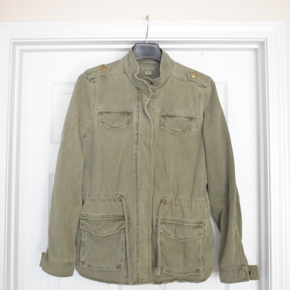 Lucky Brand Jackets & Blazers - Lucky Brand Olive Green Utility Military Jacket